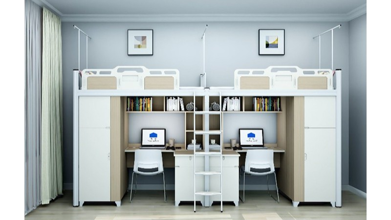 鸿凯家具 | 学生公寓床中的简约风